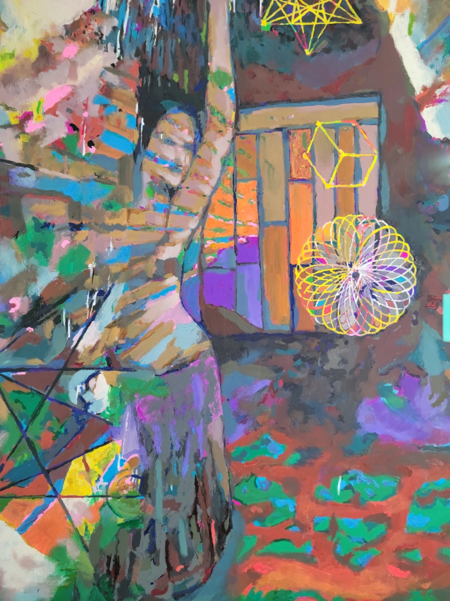 Dance — Gouache on 140 lb cold press paper (22" × 30") painting by Ben Banker, Dance series