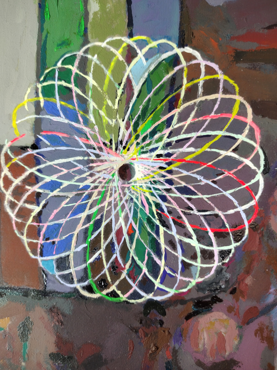 Dance 2 — Gouache on 140 lb cold press paper painting by Ben Banker, Dance series