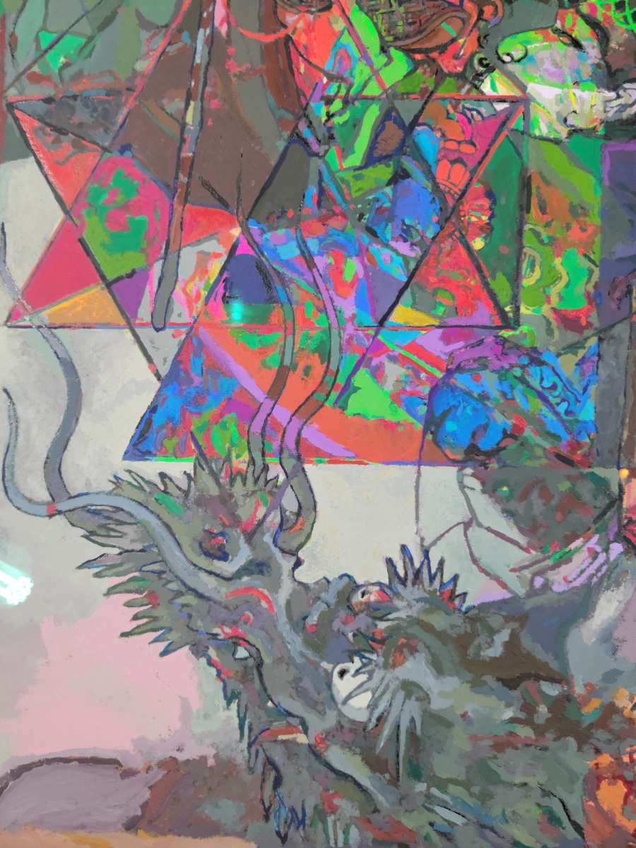 Their Wine is the Poison of Dragons — Gouache on 300 lb cold press paper (22" × 30") painting by Ben Banker, Myth series