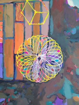 Dance — Gouache on 140 lb cold press paper (22" × 30") painting by Ben Banker, Dance series